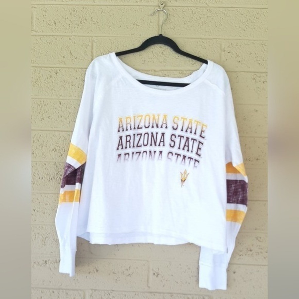 Colosseum Arizona State Sun Devils Crop T-Shirt XL COTL31188W - Picture 3 of 8